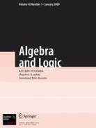 ALGEBRA AND LOGIC