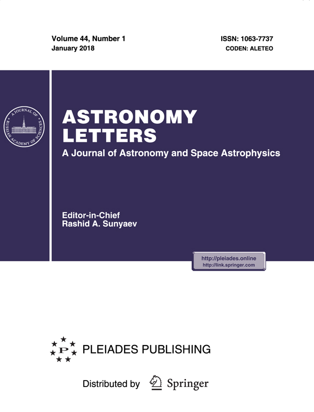 ASTRONOMY LETTERS