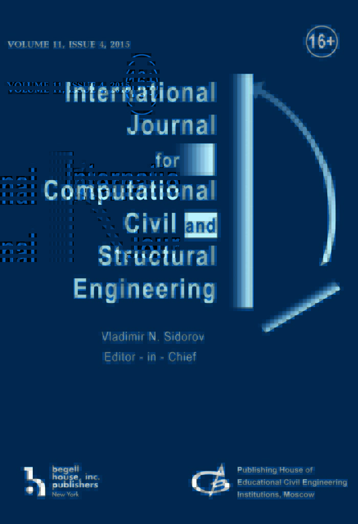 INTERNATIONAL JOURNAL FOR COMPUTATIONAL CIVIL AND STRUCTURAL ENGINEERING