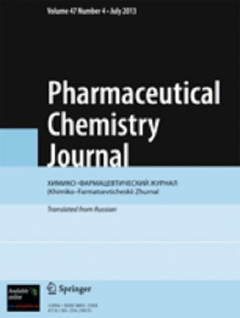 PHARMACEUTICAL CHEMISTRY JOURNAL