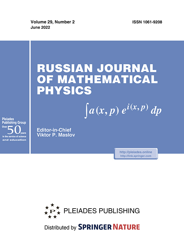 RUSSIAN JOURNAL OF MATHEMATICAL PHYSICS