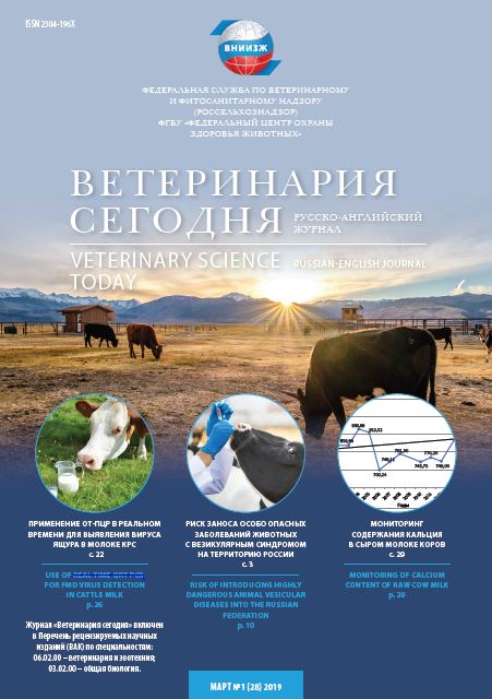 ВЕТЕРИНАРИЯ СЕГОДНЯ